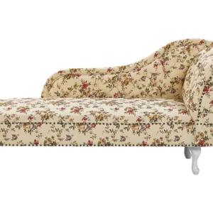 Chaise-longue à direita com habitual floral NIMES com 3 Portas de Correr