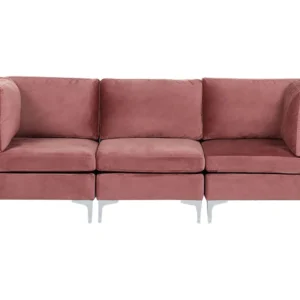 Design Premium 3 Seater Modular Velvet Sofa Chiclete EVJA