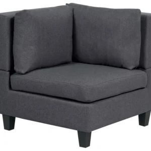 Fabric Corner Section Dark Grey UNSTAD para Apartamento Pequeno