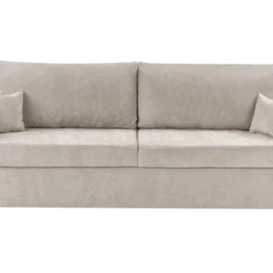 Fabric Sofa Bed Storage Light Bege claro BLEIK