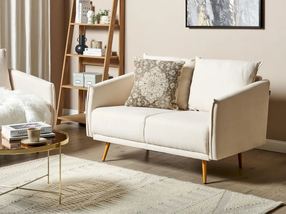 Fabric Sofa Set Cor creme MAURA