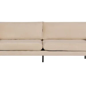 Mesa de Centro Sofá de 3 lugares em veludo creme VINTERBRO