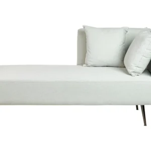 Right Hand Fabric Chaise Lounge Mint Esmeralda RIOM