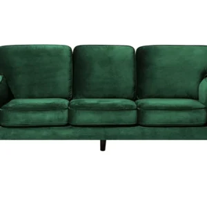 3 Seater Velvet Sofa Green LOKKA
