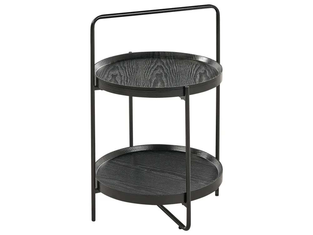Side Table Carvão EVART com Garantia de 2 Anos