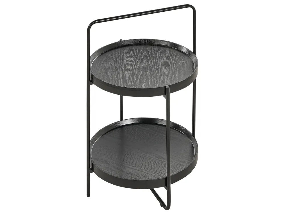 Side Table Carvão EVART com Garantia de 2 Anos