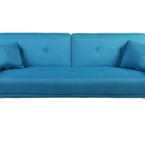 Sofá de Canto Sofá-cama de 3 lugares em tecido azul marinho LUCAN