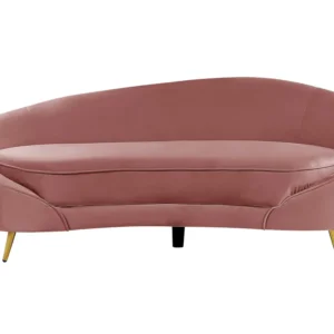 Velvet Sofa Pastel Pink SAVAR