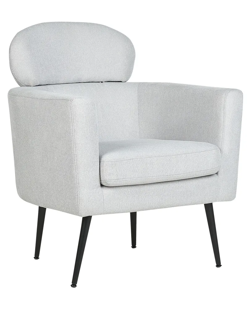 Cadeira Ajustável Armchair SOBY Fabric Light Grey