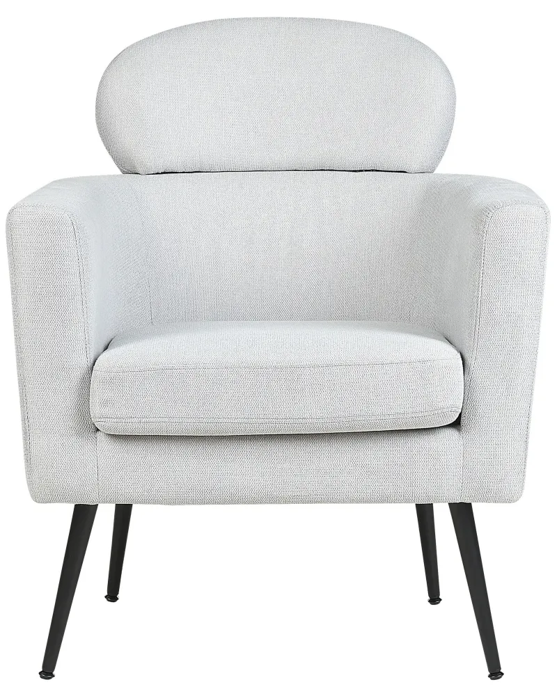 Cadeira Ajustável Armchair SOBY Fabric Light Grey