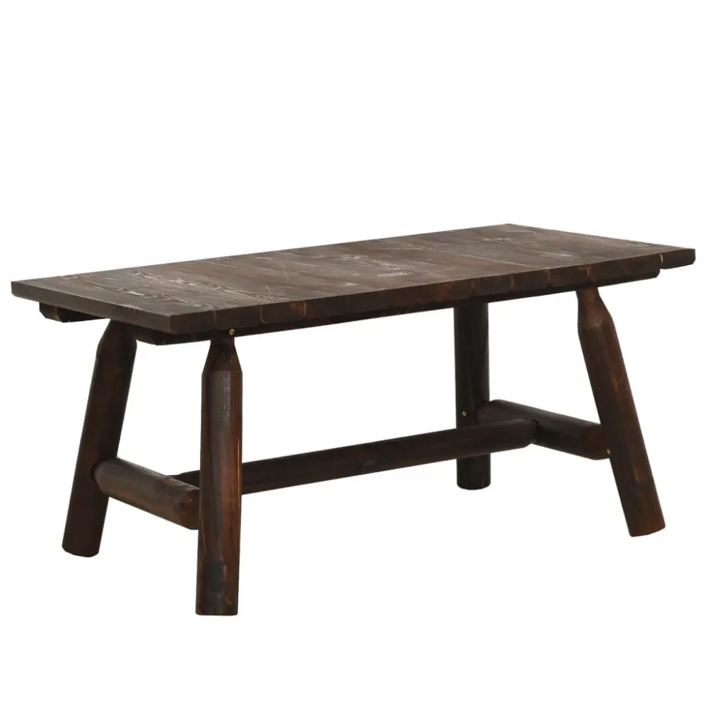 Banco de Madeira para Mesa de centro 90x50x41 cm madeira de abeto maciç