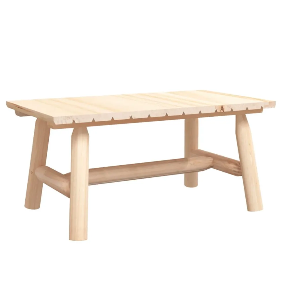 Cadeira de Balanço Mesa de centro 90x50x41 cm madeira de abeto maciç
