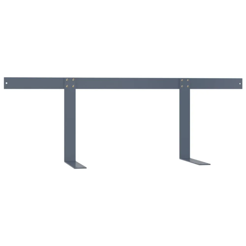 Encosto para sofá de paletes 110 cm ferro cinzento-claro | Resistente à Chuva | Confortável
