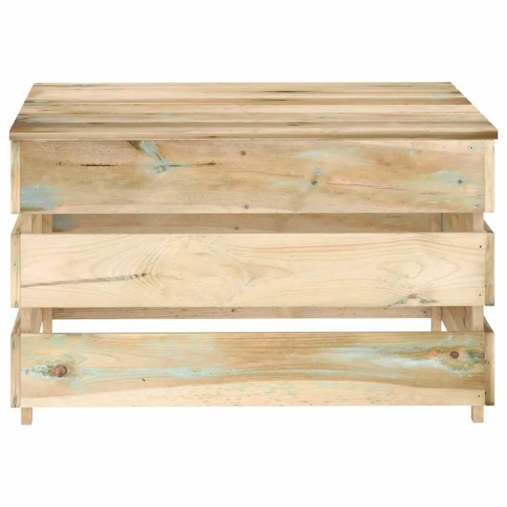 Premium Resistente ao Tempo Mesa de paletes para jardim madeira de pinho impregnada