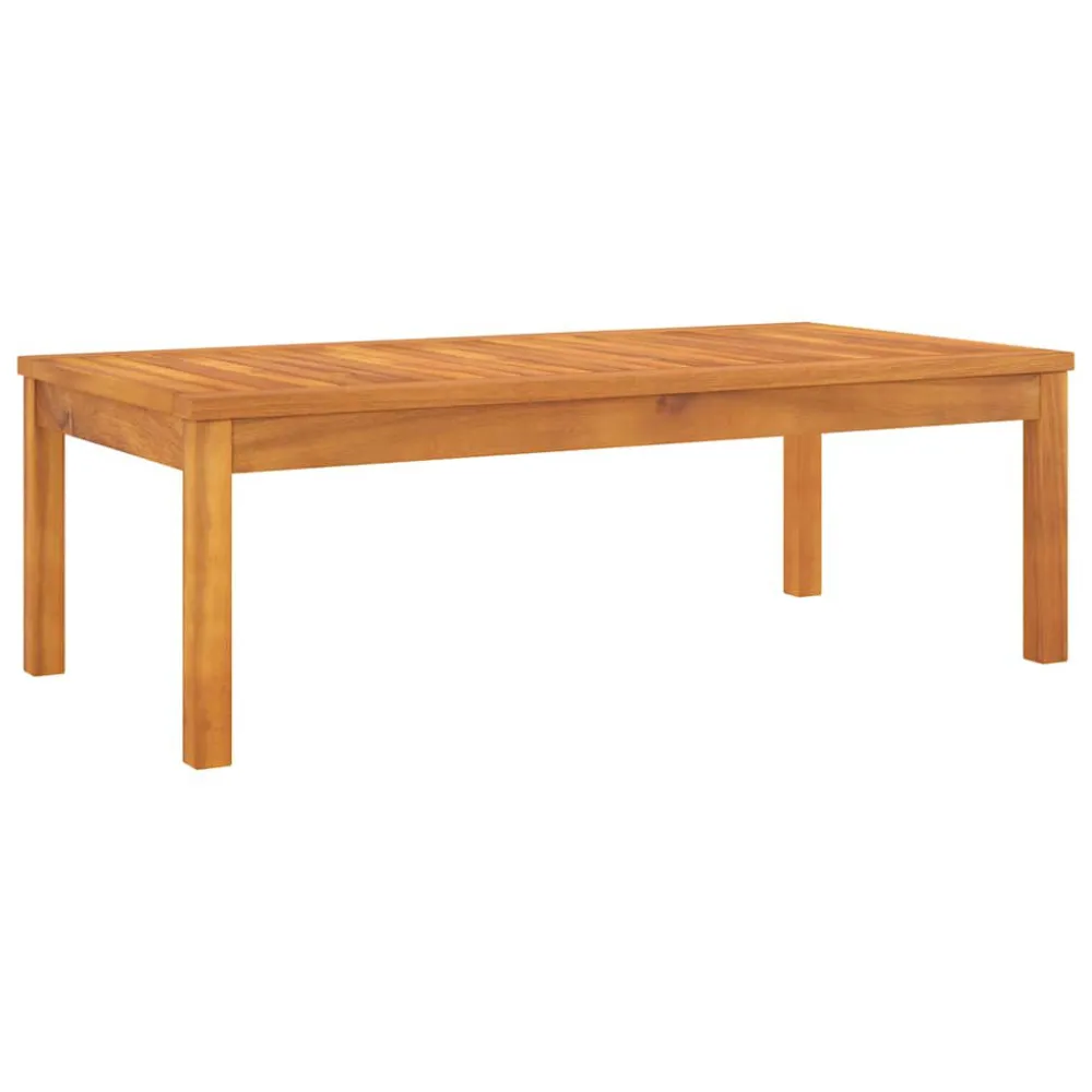 Puf de Exterior Mesa de centro 100x50x33 cm madeira de acácia maciç