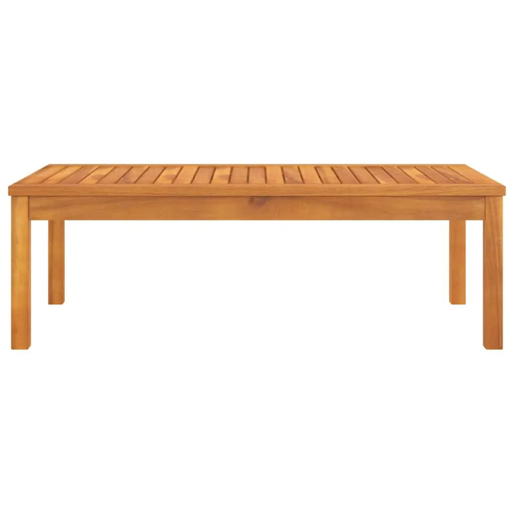 Puf de Exterior Mesa de centro 100x50x33 cm madeira de acácia maciç