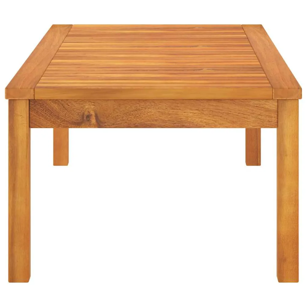 Puf de Exterior Mesa de centro 100x50x33 cm madeira de acácia maciç