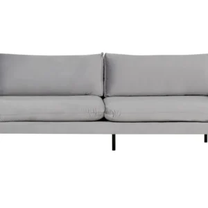 Velvet 3 Seater Sofa Grey VINTERBRO