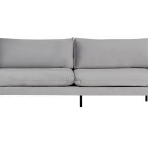 Velvet 3 Seater Sofa Grey VINTERBRO