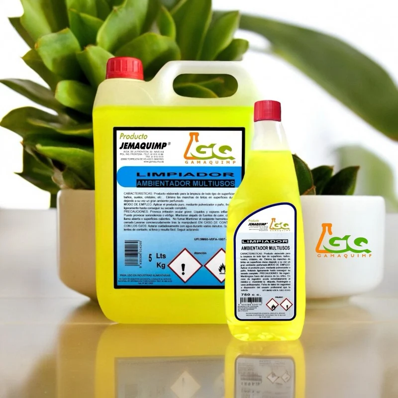 JEMAQUIMP Detergente Ambientador Multiusos – Limpeza Eficaz com Perfume Duradouro Dura até 60 Dias