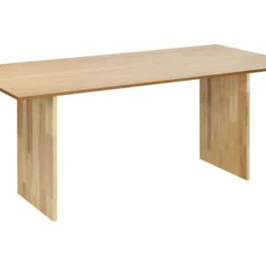 Dining Table 180 x 90 cm Light Wood MOORA
