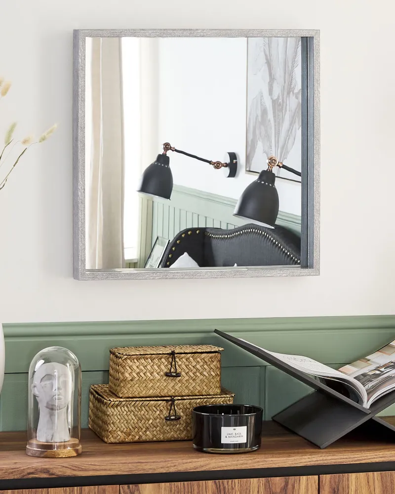 Wall Mirror BRIGNOLES Grey para Organização
