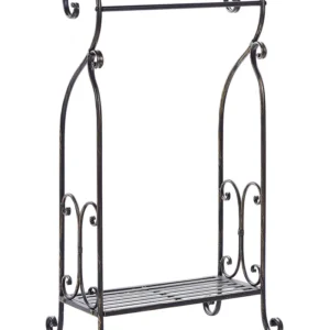 Balde de Lixo Toalheiro preto 49 x 91 cm LINARES