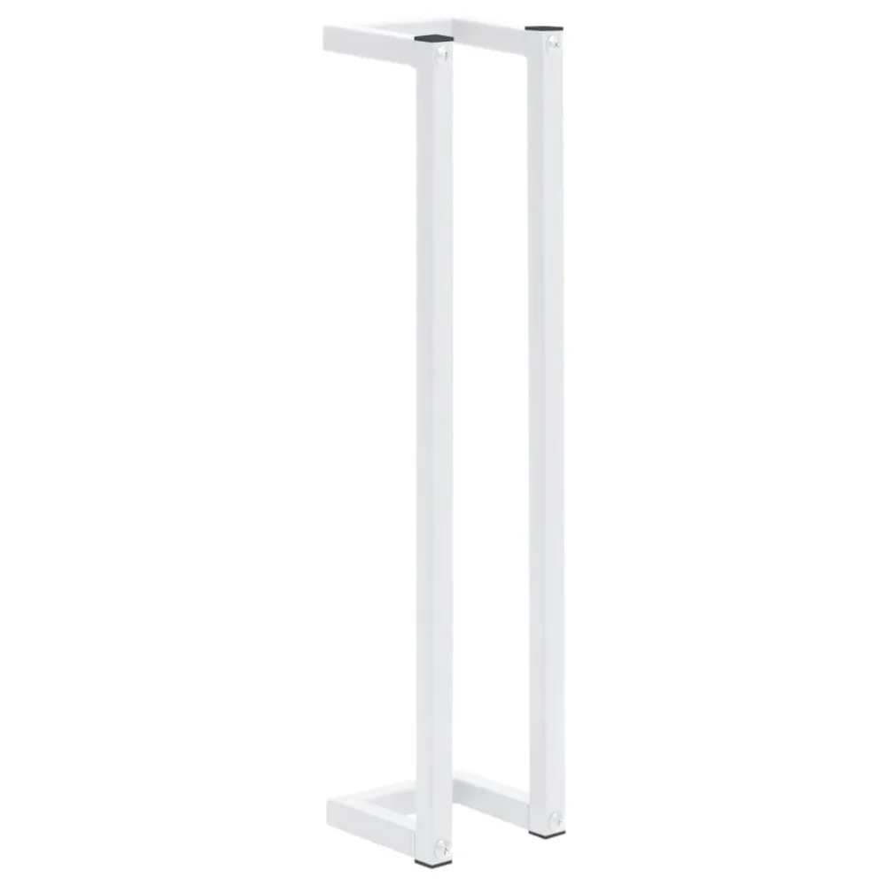 Gancho de Parede Toalheiro 12,5x12,5x60 cm ço branco