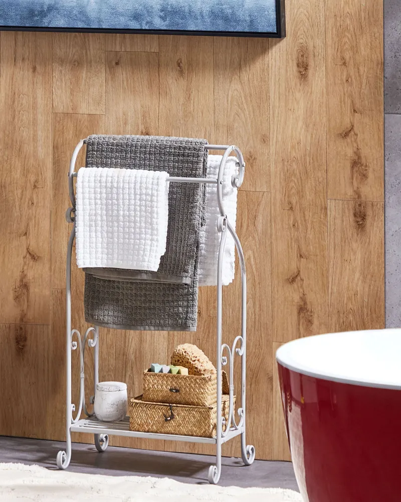 Towel Stand 49 x 91 cm Grey LINARES