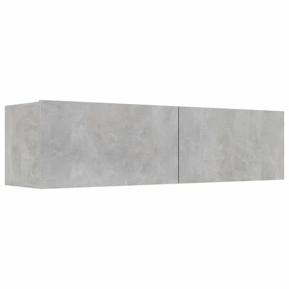 Banco para Arcade Móvel de TV 120x30x30 cm contraplacado cinzento cimento