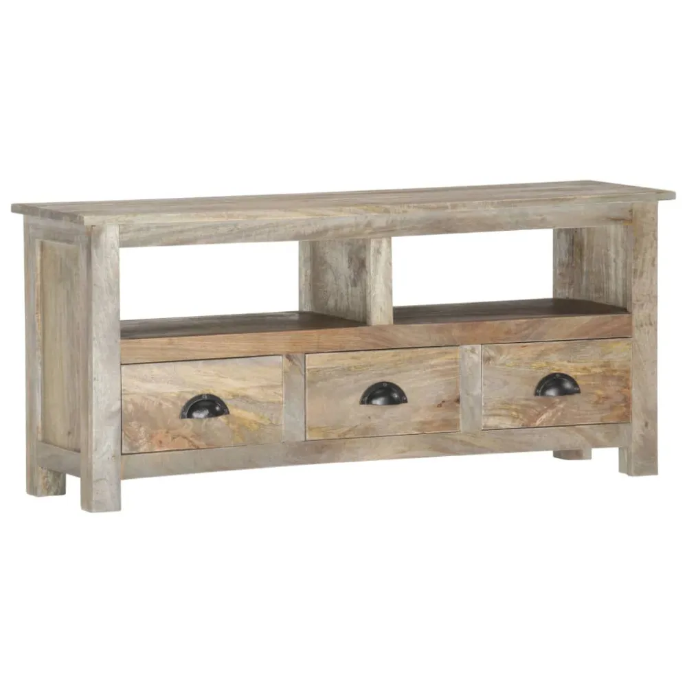 Cadeira Gamer Ergonômica Móvel de TV 110x30x50 cm madeira de mangueira maciç