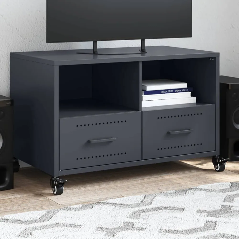 Cadeira Gamer Ergonômica Móvel de TV 68x39x43,5 cm ço antracite