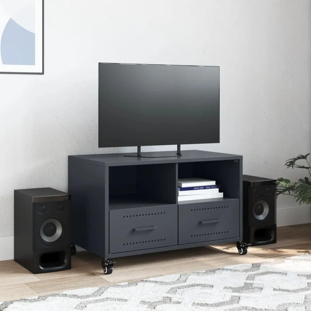 Cadeira Gamer Ergonômica Móvel de TV 68x39x43,5 cm ço antracite