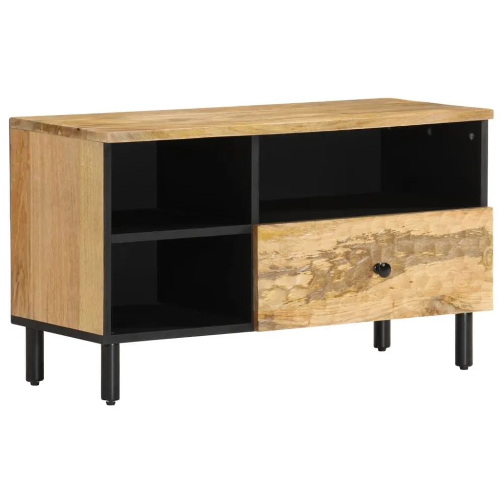 Ergonômico de Alta Qualidade Móvel de TV 80x33x46 cm madeira de mangueira maciç