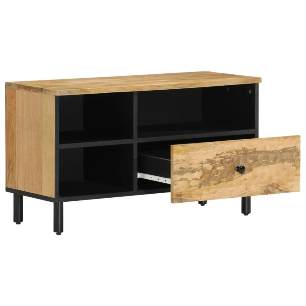Ergonômico de Alta Qualidade Móvel de TV 80x33x46 cm madeira de mangueira maciç