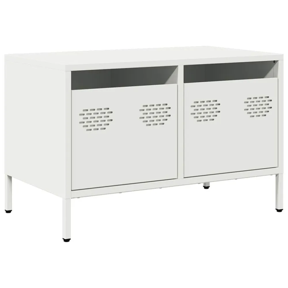 Móvel de TV 68x39x43,5 cm ço laminado helado branco