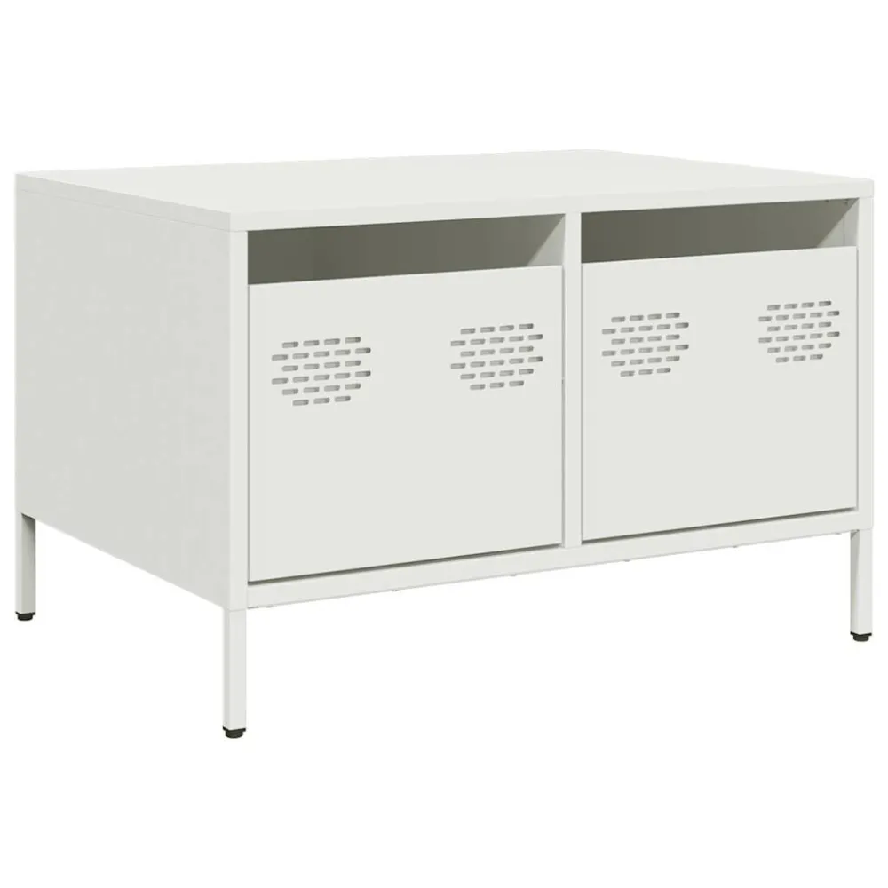Móvel de TV 68x50x43,5 cm ço laminado helado branco