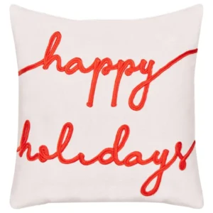 Velvet Cushion Christmas Motif 45 x 45 cm Neve EXACUM
