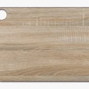 Tábua de Corte Marrom com Gancho 377 x 277 mm com Suporte Incluso