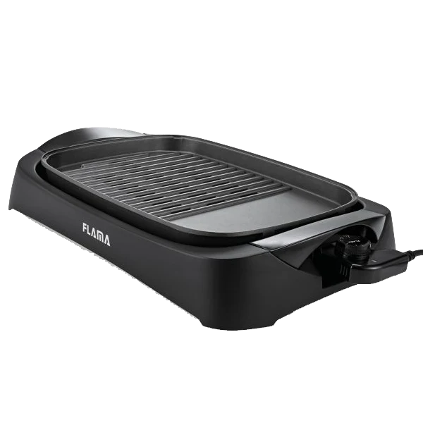 Grelhador de Contacto FLAMA 4751 Fl | 2200W, Antiaderente, Termóstato - Kit Completo Acessórios