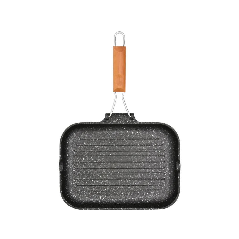Organizador de Grelhador Antiaderente Alumínio 30x22cm Natura Cook