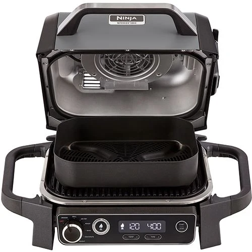 Utensílio de Grelhador Elétrico de Exterior + Air Fryer Ninja OG701EU | 2400 W