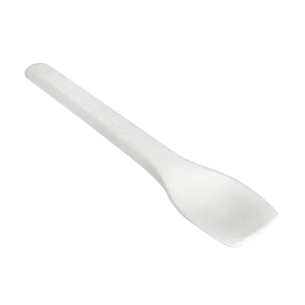 Colher Pequena cPLA para Gelado 10cm (100un)