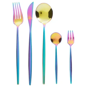 Conjunto de 30 talheres RIGATONI Arco-íris