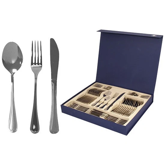 Fondue Set Talheres Magefesa Cordoba 48 Peças | ço Inoxidável, Laváveis, Estojo PVC