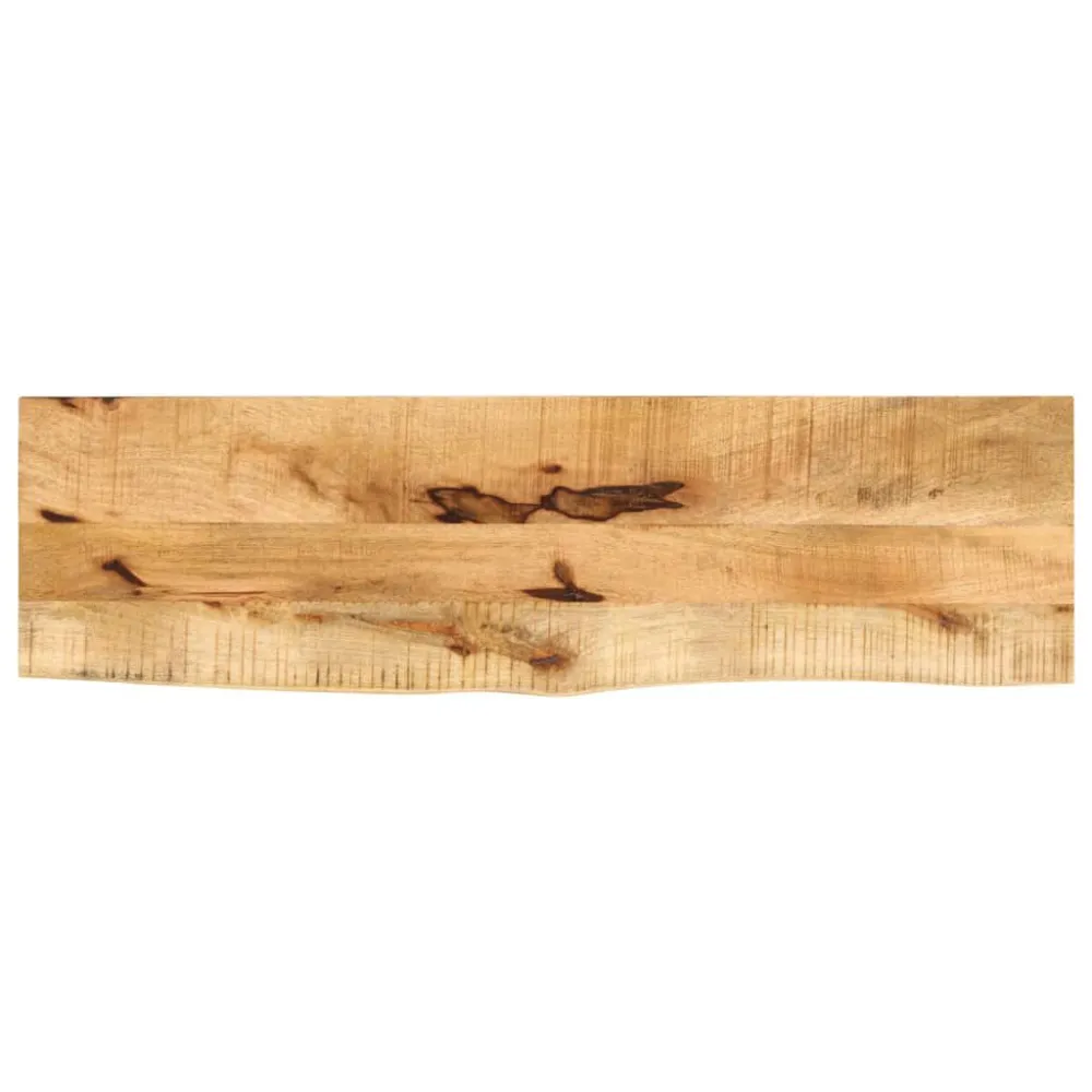 Mesa de Exterior em Tampo de mesa borda viva 120x30x3,8 cm mangueira áspera maciç