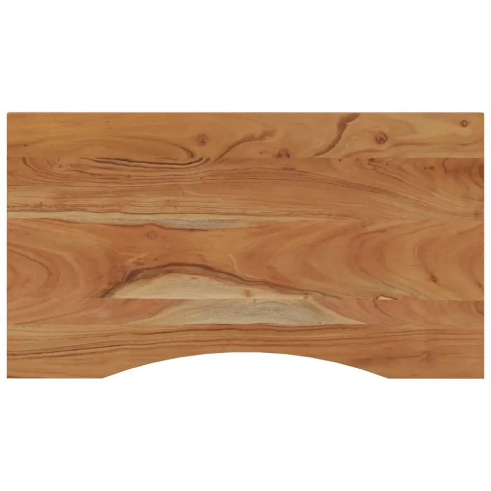 Mesa de Jardim Robusta Tampo de mesa com curva 80x50x2,5 cm mangueira áspera maciç