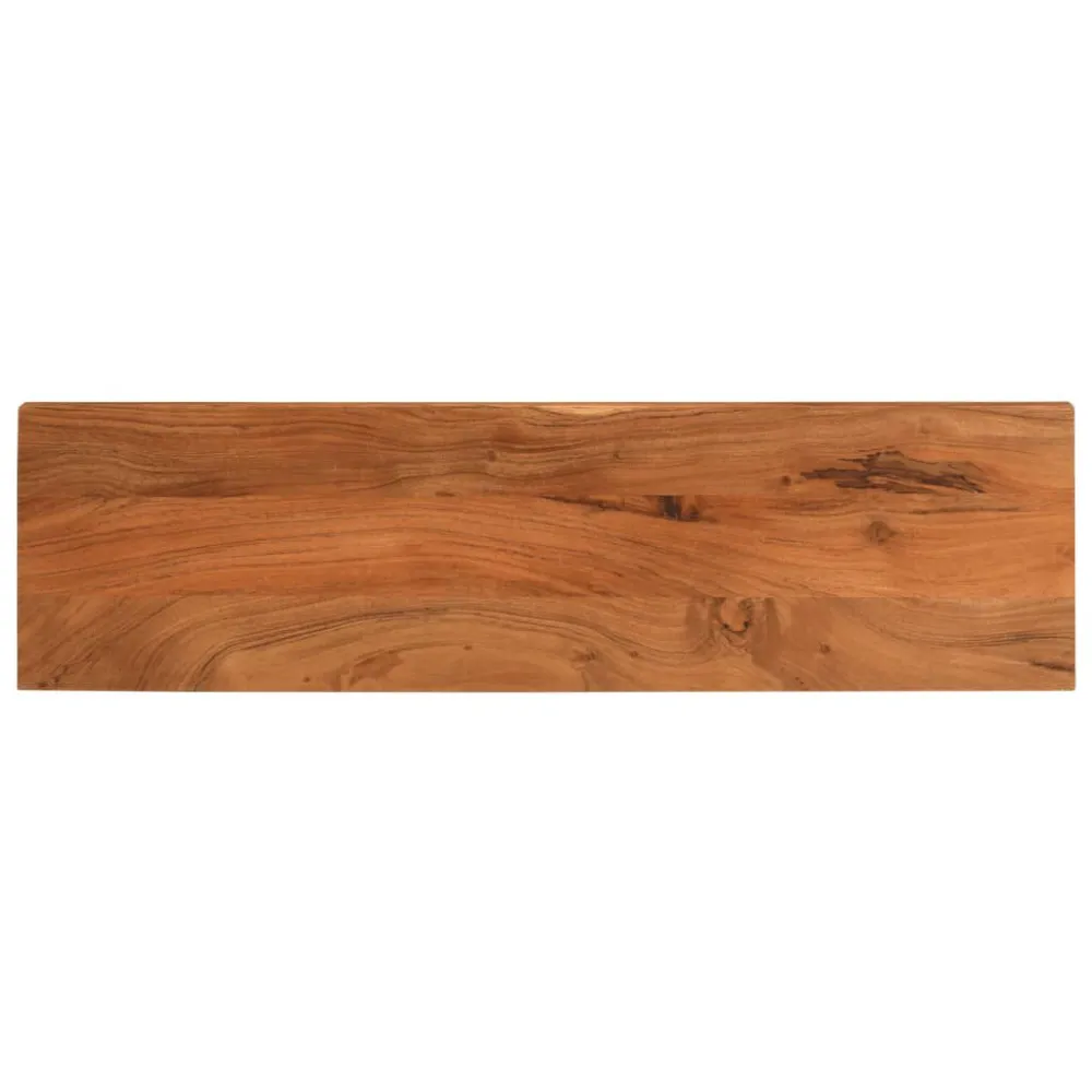 Mesa de Jardim Robusta Tampo de mesa retangular 110x20x3,8 cm madeira de acácia maciç