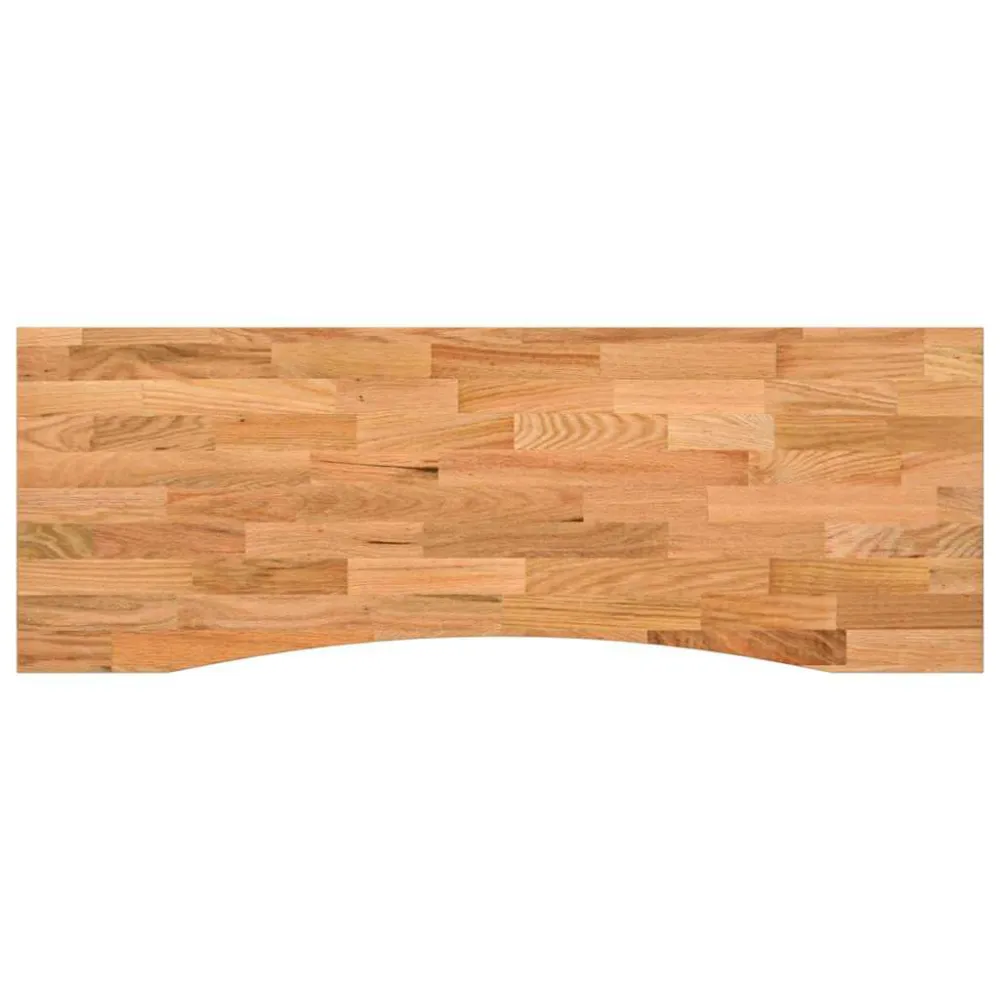 Mesa de Pátio Tampo de mesa retangular 140x60x2,5 cm carvalho castanho-claro