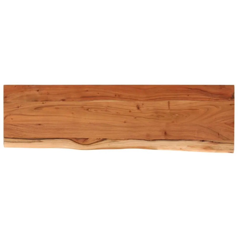 Premium para Exterior Prateleira de parede retangular 70x20x2,5 cm acácia maciç